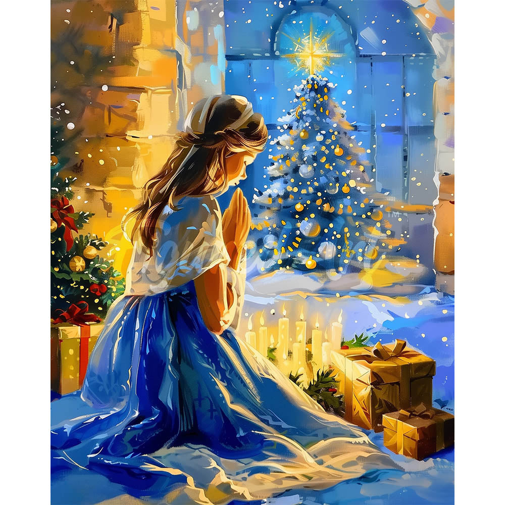 Diamond Painting - Christmas Eve Prayer