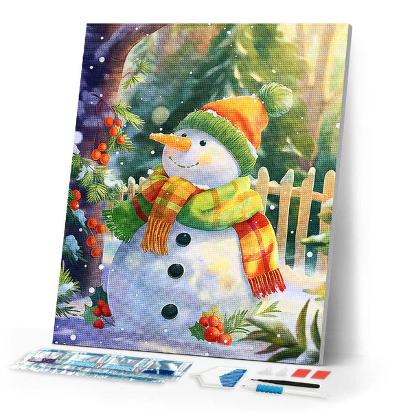 Diamond Painting - Joyful Snowman
