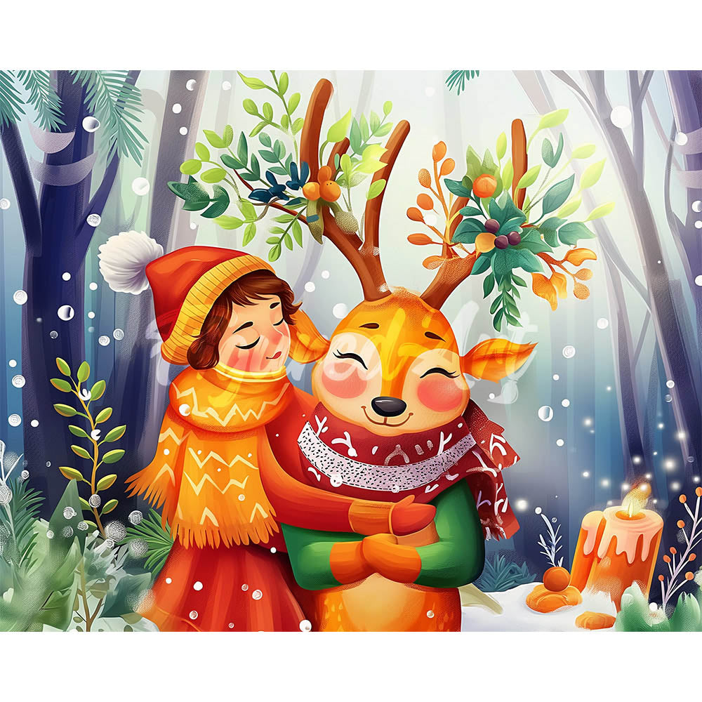 Diamond Painting - Christmas Woodland Friends