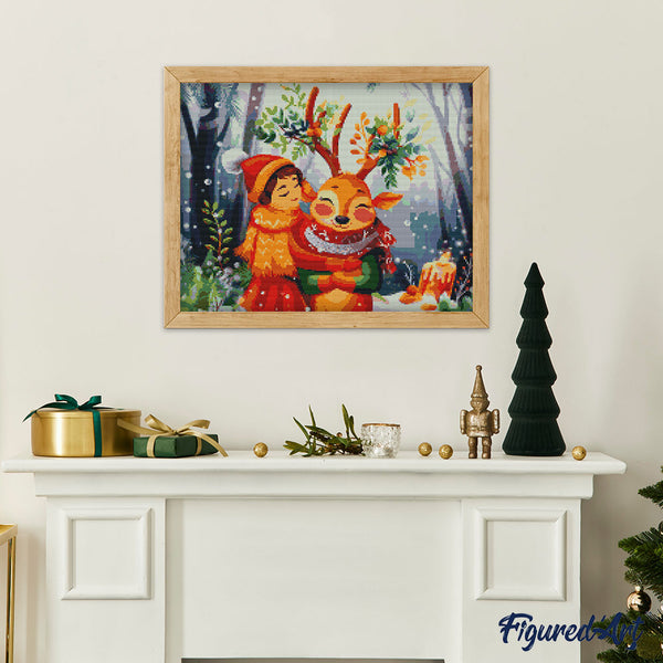 Diamond Painting - Christmas Woodland Friends