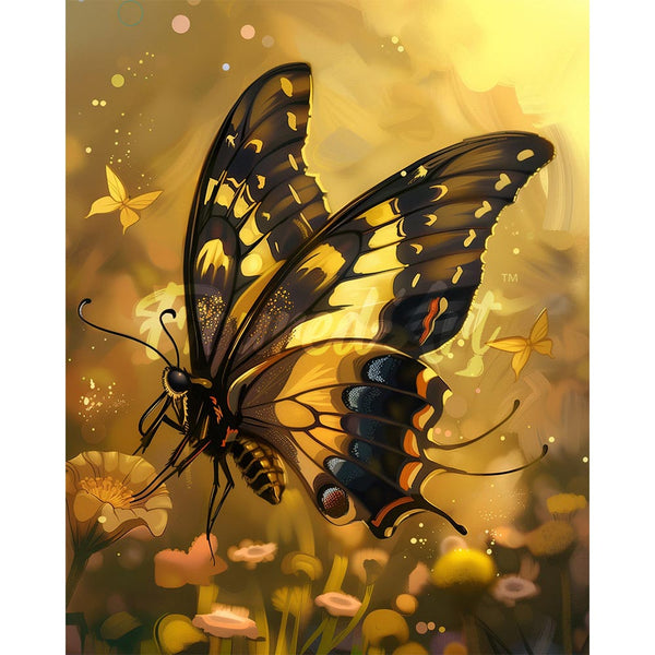 Diamond Painting - Illuminated Swallowtail