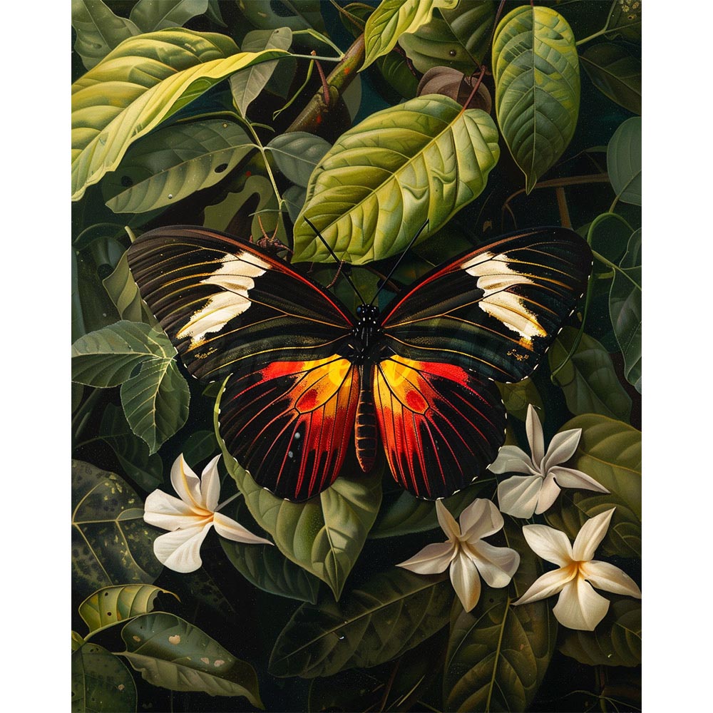Diamond Painting - Heliconius Erato Butterfly