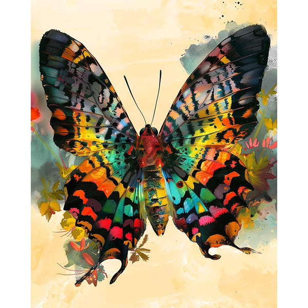 Diamond Painting - Sunset Moth Butterfly