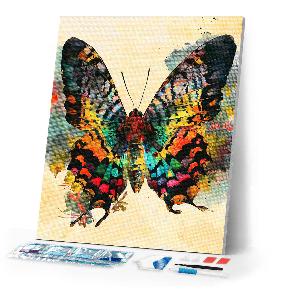 Diamond Painting - Sunset Moth Butterfly