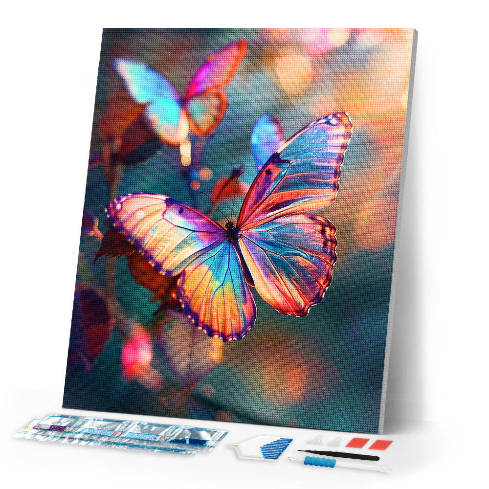 Diamond Painting - Vibrant Butterflies