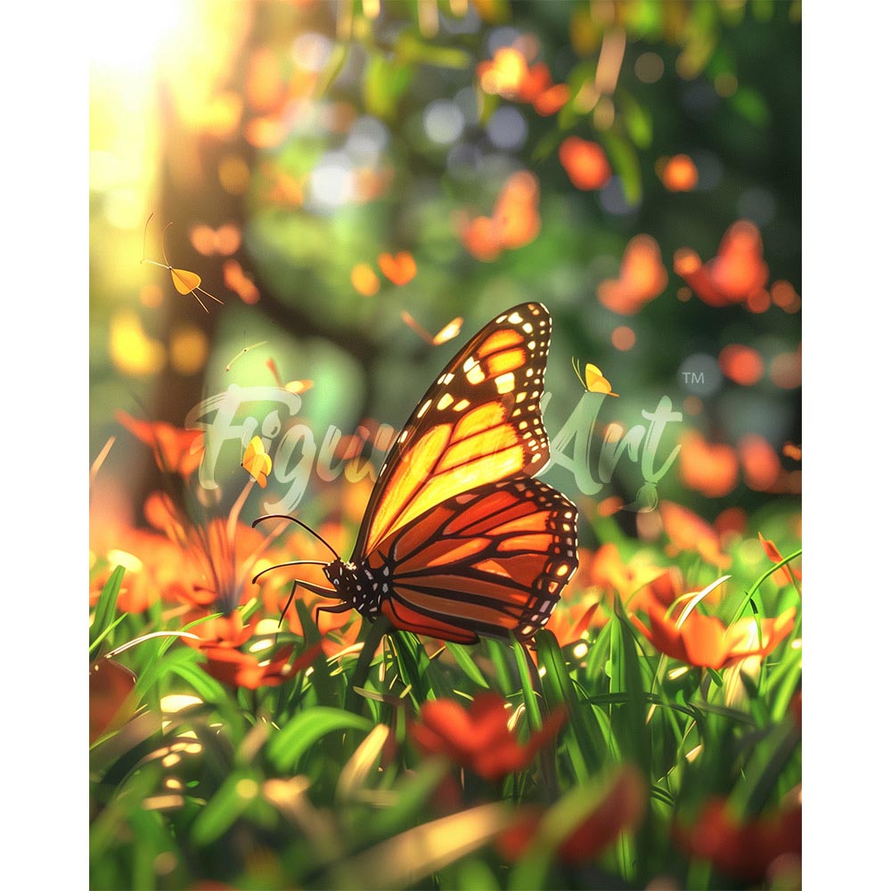 Diamond Painting - Butterfly in the Meadow