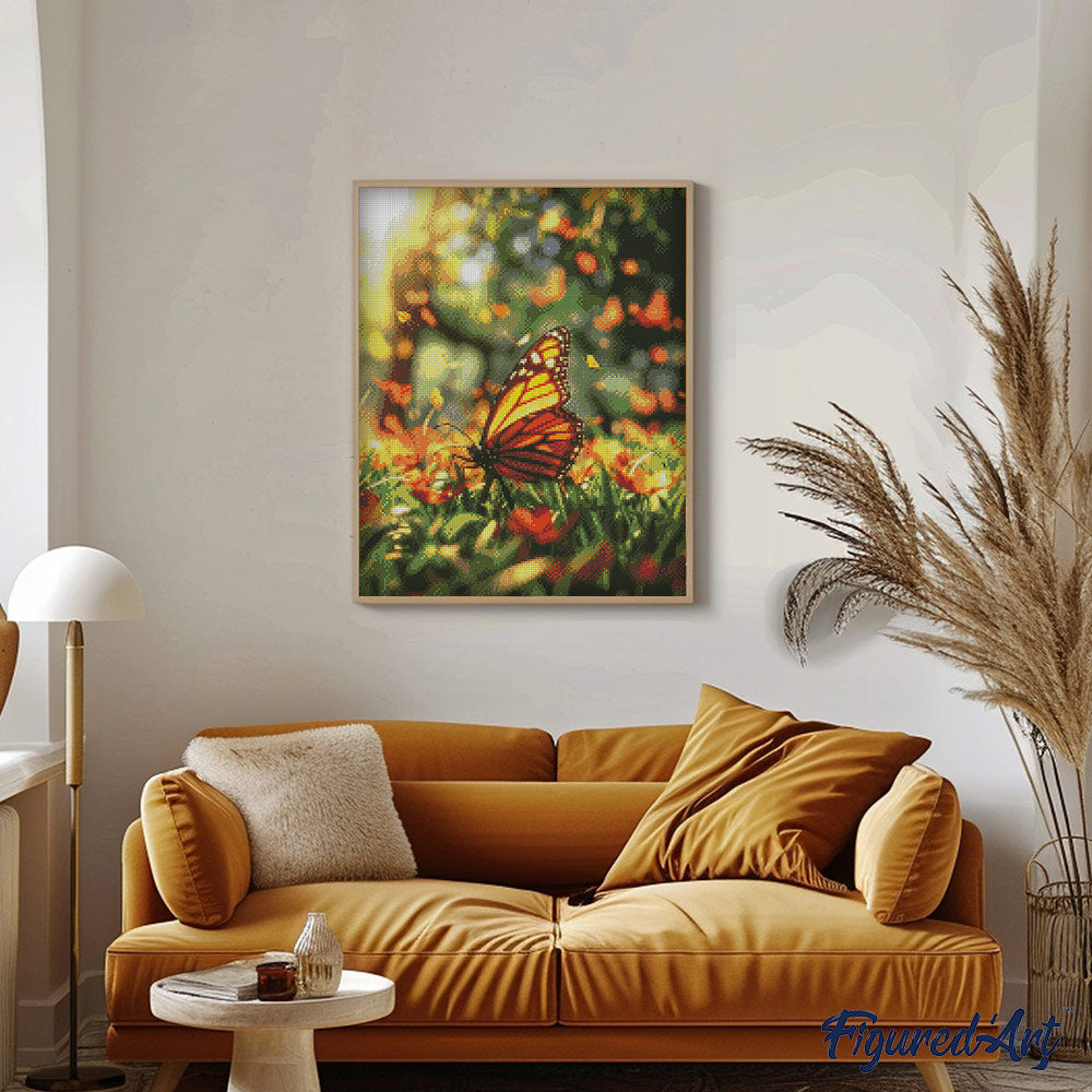 Diamond Painting - Butterfly in the Meadow