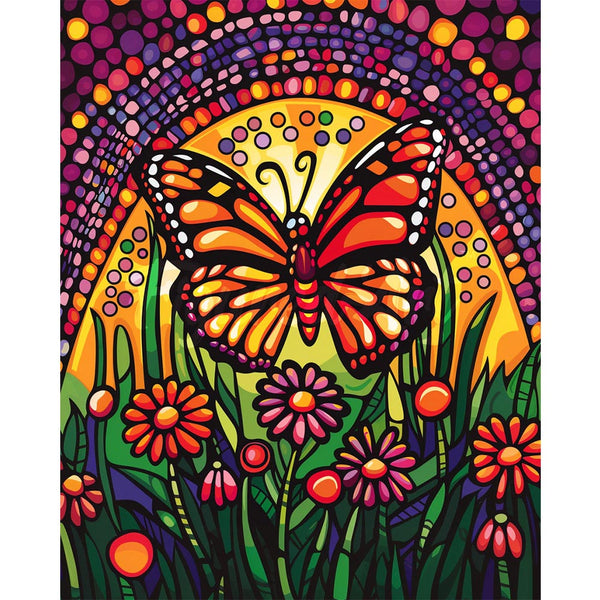 Diamond Painting - Mosaic Butterfly