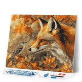 Diamond Painting - Fox and Bird in Fall