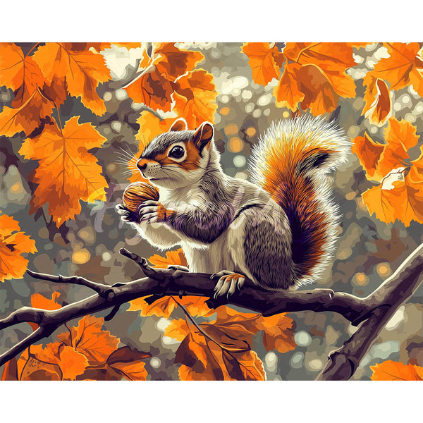Diamond Painting - Fall Squirrel