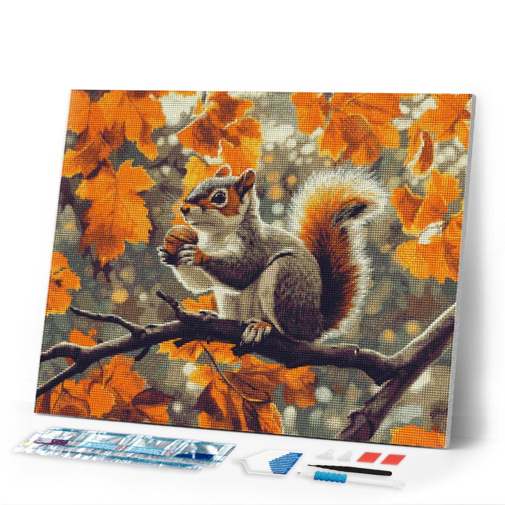 Diamond Painting - Fall Squirrel