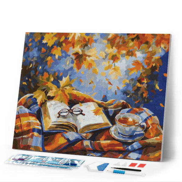 Diamond Painting - Fall Reading Escape