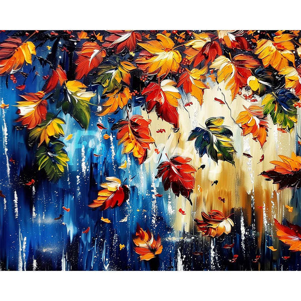 Diamond Painting - Vibrant Fall Leaves