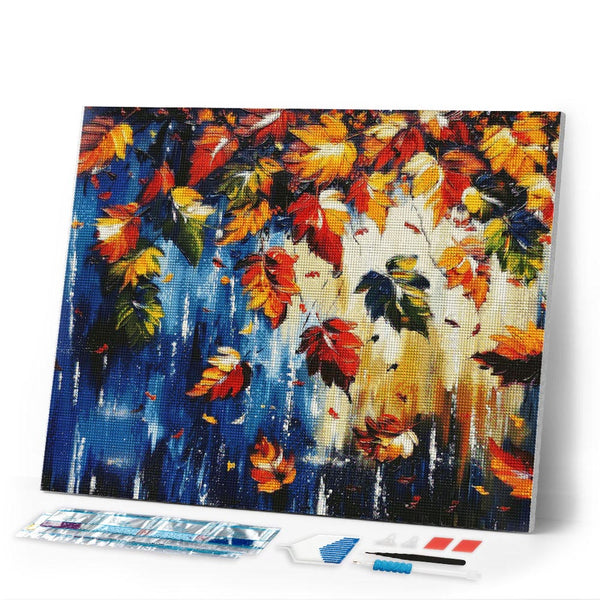 Diamond Painting - Vibrant Fall Leaves