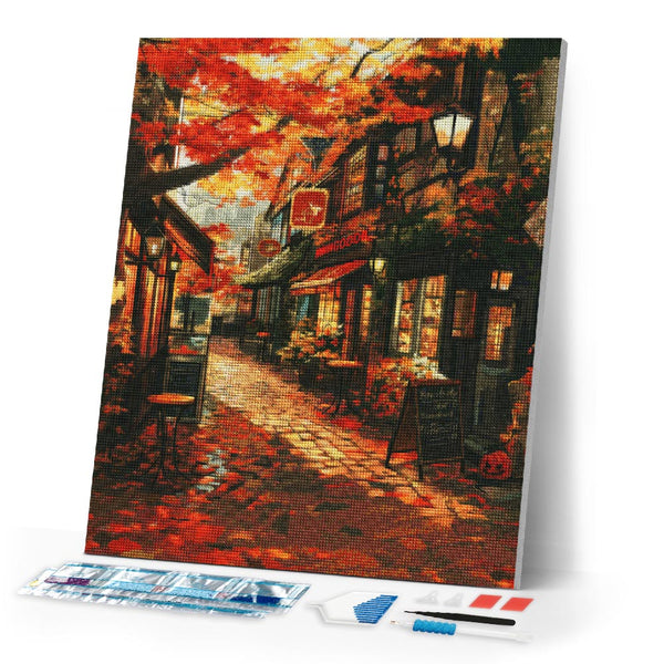 Diamond Painting - Fall Café Street