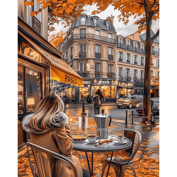 Diamond Painting - Fall Café Moment