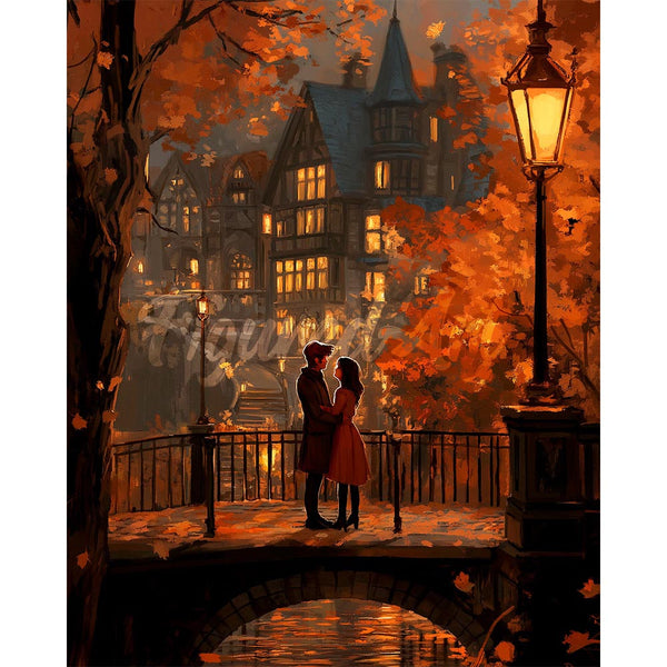 Diamond Painting - Lovers’ Evening in Fall