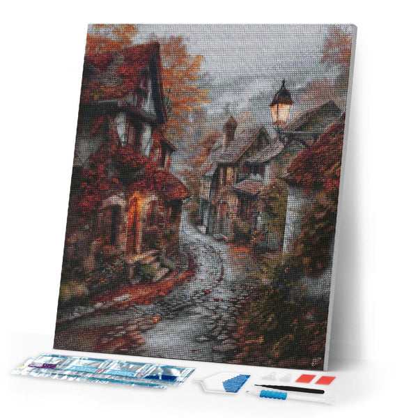 Diamond Painting - Quiet Fall Village
