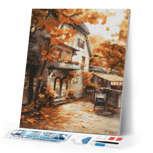 Diamond Painting - Fall Café Front