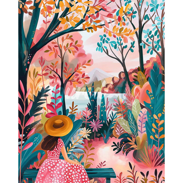 Diamond Painting - Colorful Fall Garden