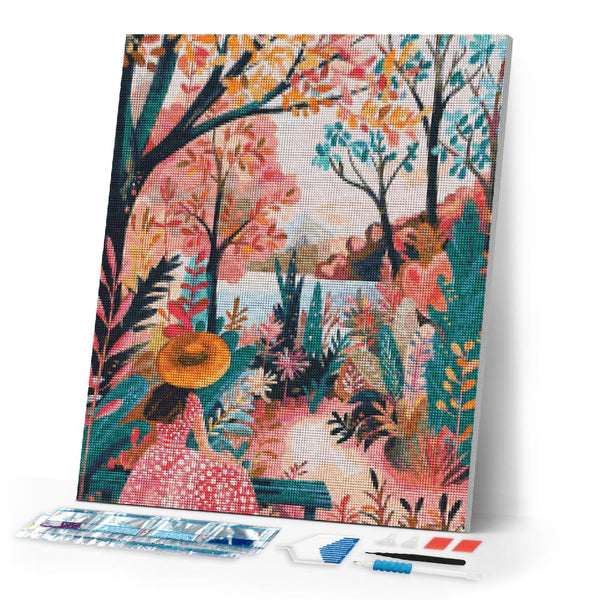 Diamond Painting - Colorful Fall Garden
