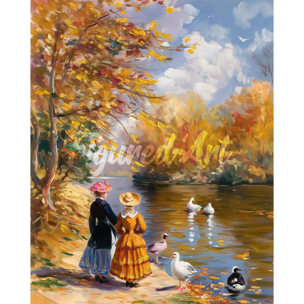 Diamond Painting - Renoir-Inspired Fall Outing