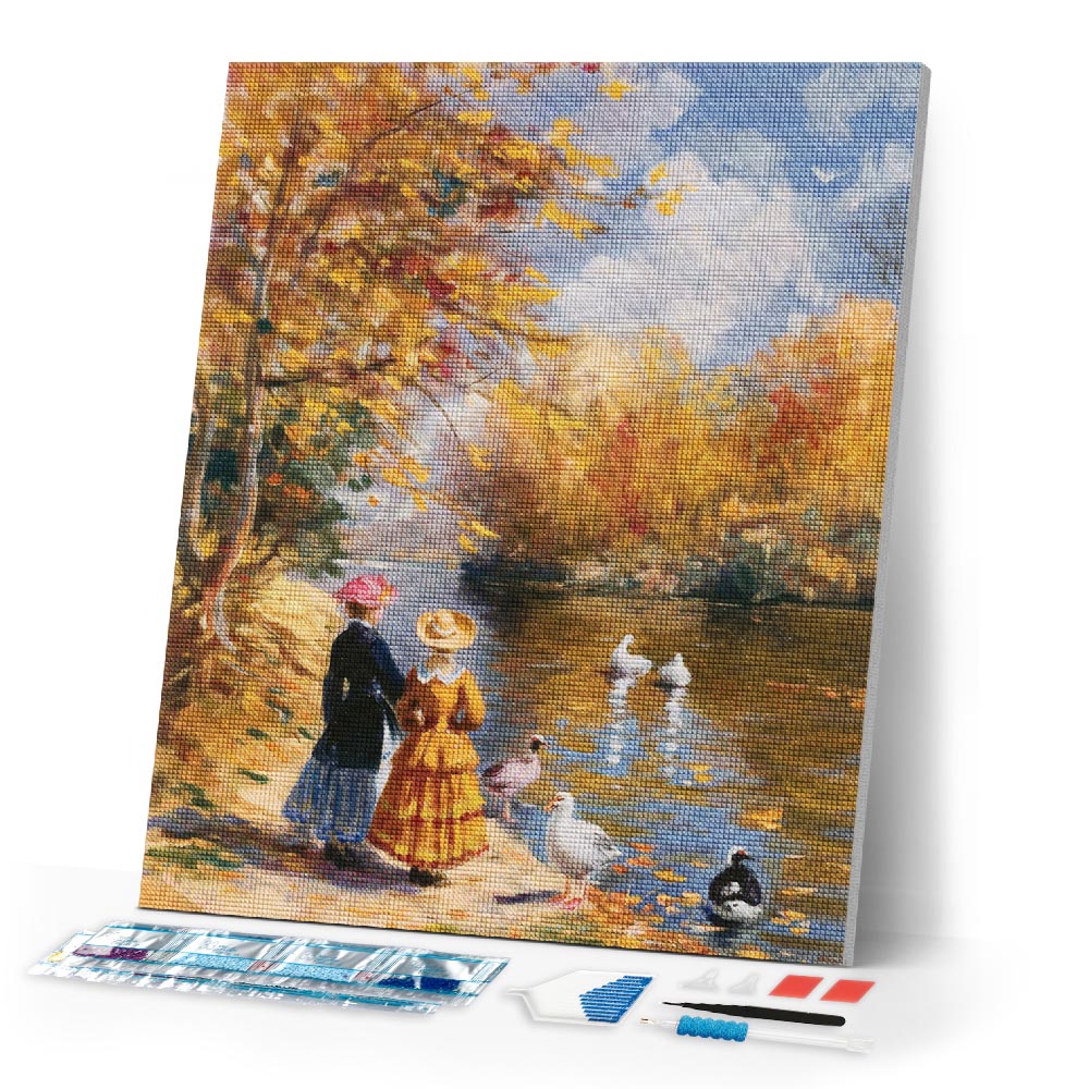 Diamond Painting - Renoir-Inspired Fall Outing