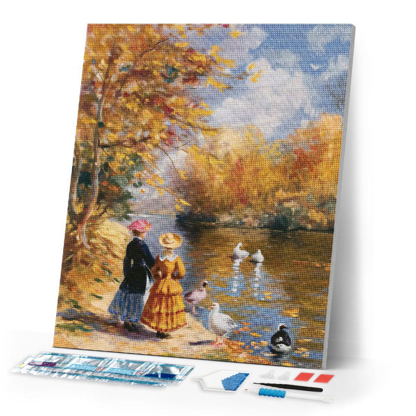 Diamond Painting - Renoir-Inspired Fall Outing