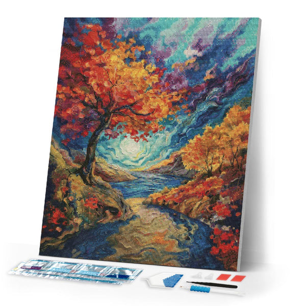 Diamond Painting - Van Gogh-Inspired Surreal Fall