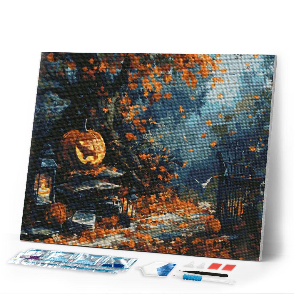 Diamond Painting - Haunted Fall Gate
