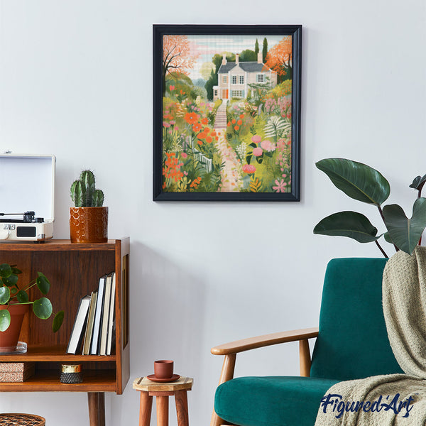Diamond Painting - Garden Villa