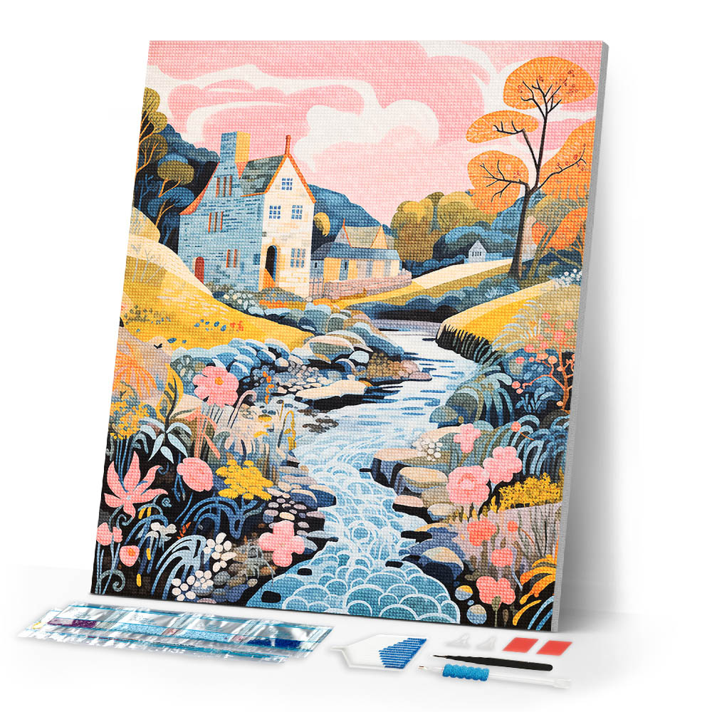 Diamond Painting - Brookside Villa