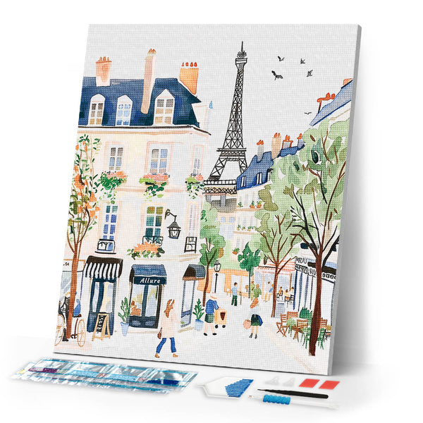 Diamond Painting - Watercolor Paris Street