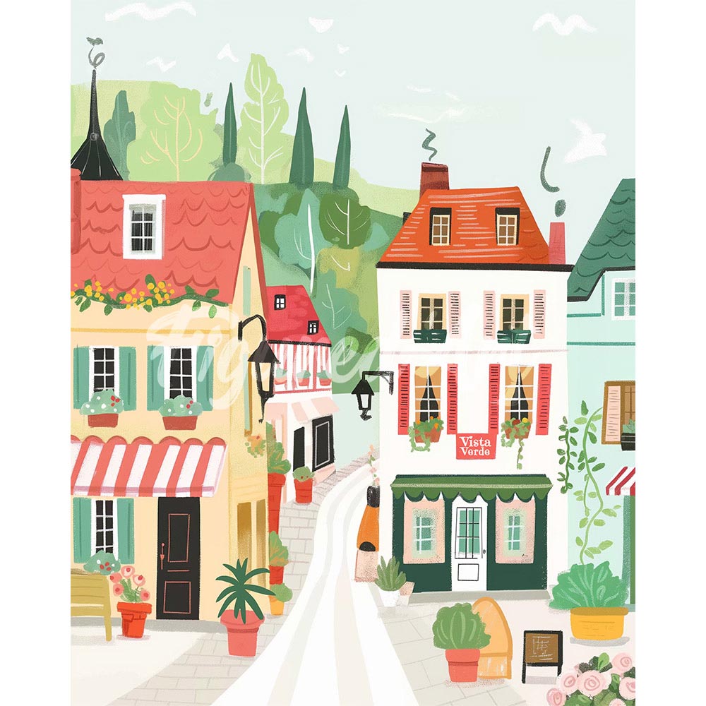 Diamond Painting - Green View Village