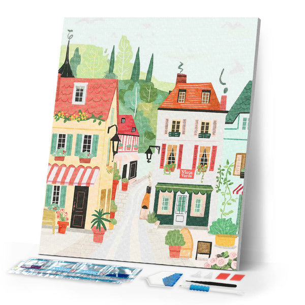 Diamond Painting - Green View Village