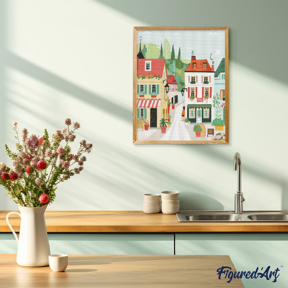 Diamond Painting - Green View Village