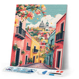 Diamond Painting - Vivid Mediterranean Alley