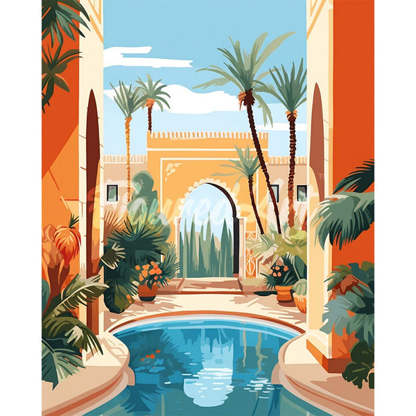 Diamond Painting - Luxury Moroccan Villa