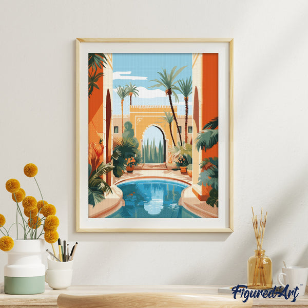 Diamond Painting - Luxury Moroccan Villa