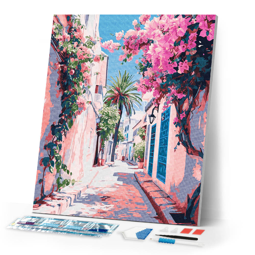 Diamond Painting - Blooming Alley