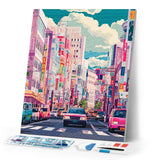Diamond Painting - Bustling Street of Japan
