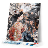 Diamond Painting - Geisha in Vintage Street