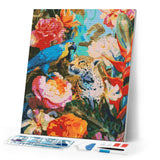Diamond Painting - Parrot and Leopard