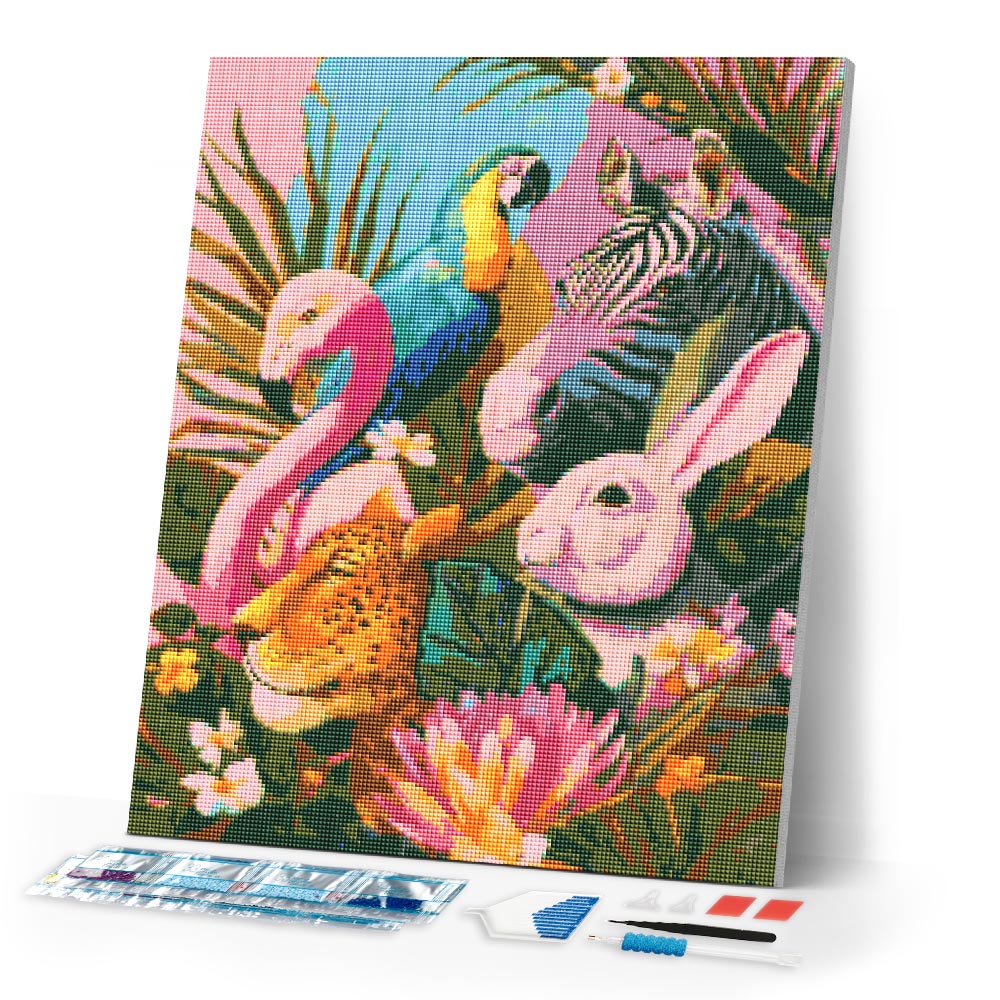 Diamond Painting - Jungle Friends