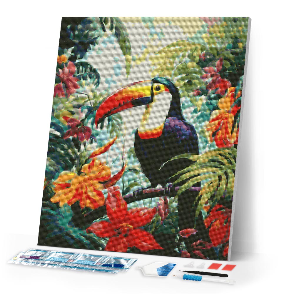 Diamond Painting - Toucan in the Jungle