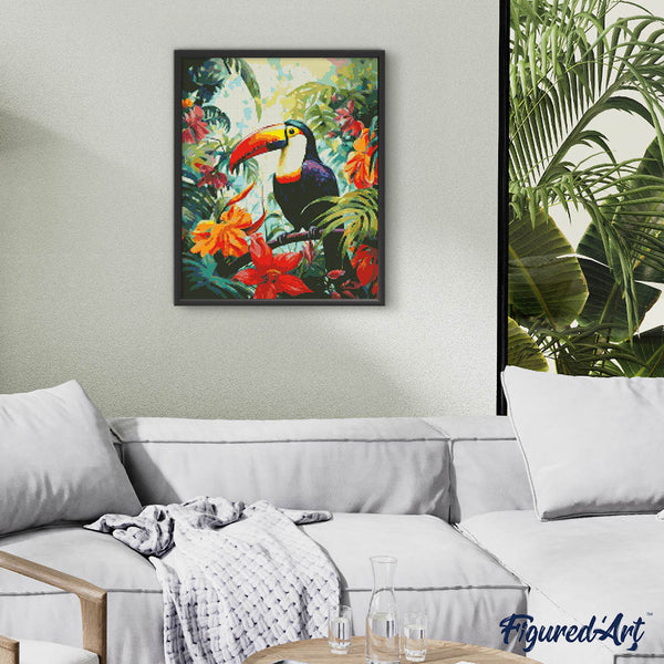 Diamond Painting - Toucan in the Jungle