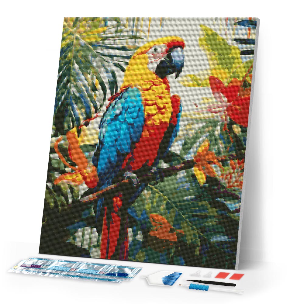Diamond Painting - Tropical Macaw