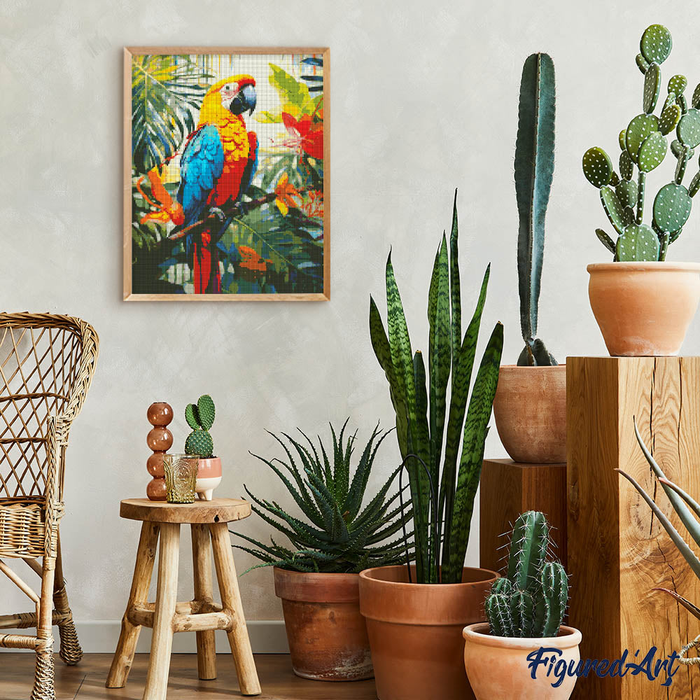 Diamond Painting - Tropical Macaw