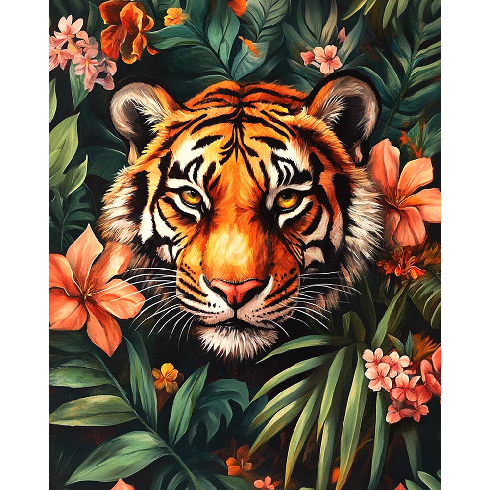 Diamond Painting - Tropical Tiger
