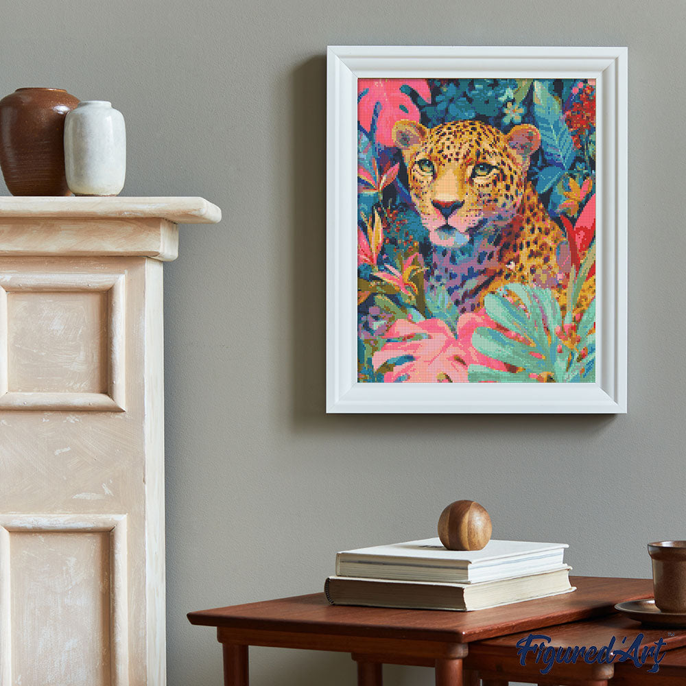 Diamond Painting - Tropical Leopard
